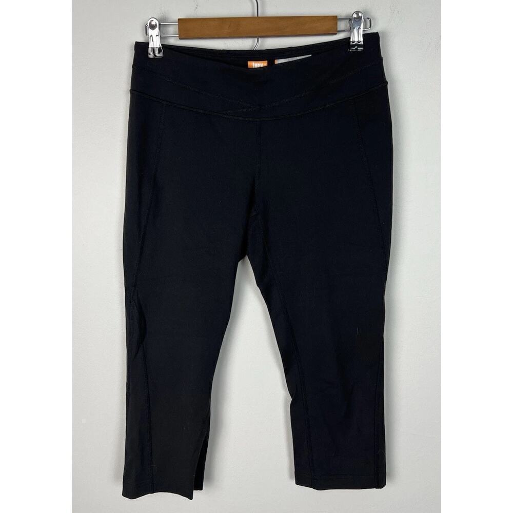 Lucy Powermax Hatha Collection Black Capri Size Medium Stretch Active Women’s